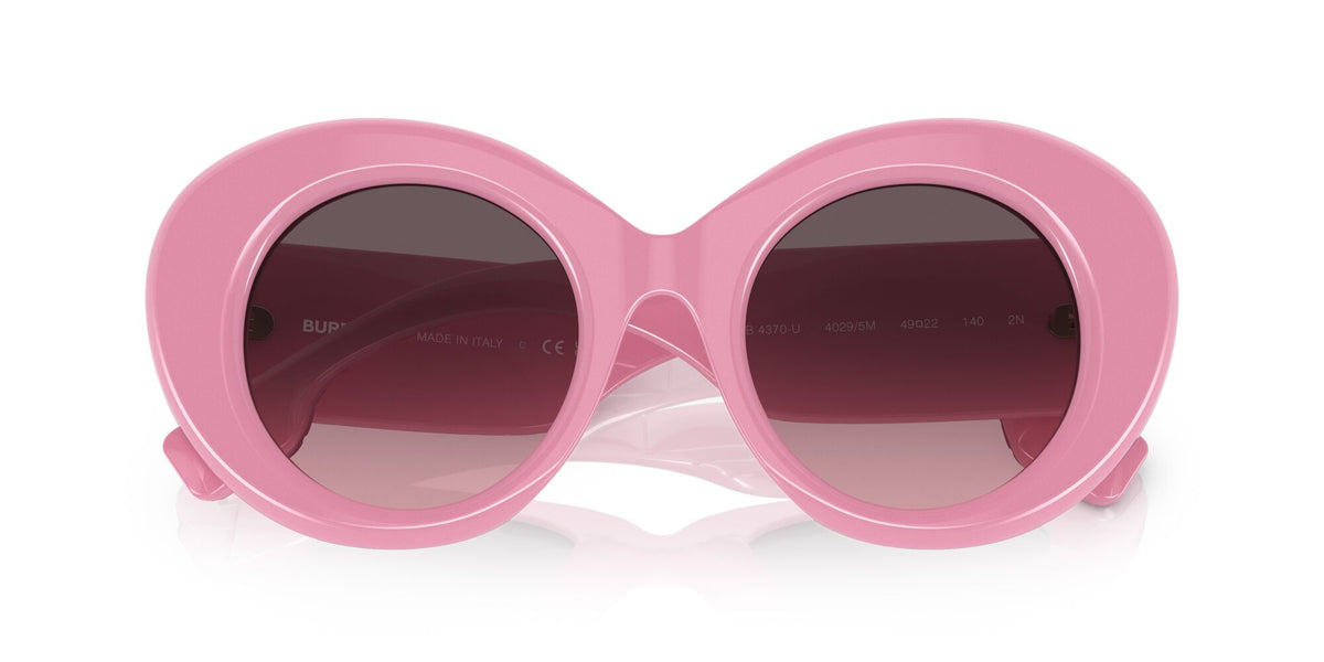 Burberry BE 4370U Pink / Rose Gradient Grey 49 / Plastic / Plastic
