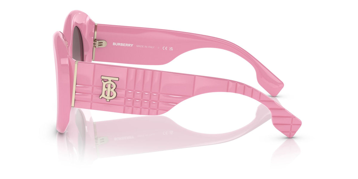 Burberry BE 4370U Pink / Rose Gradient Grey 49 / Plastic / Plastic