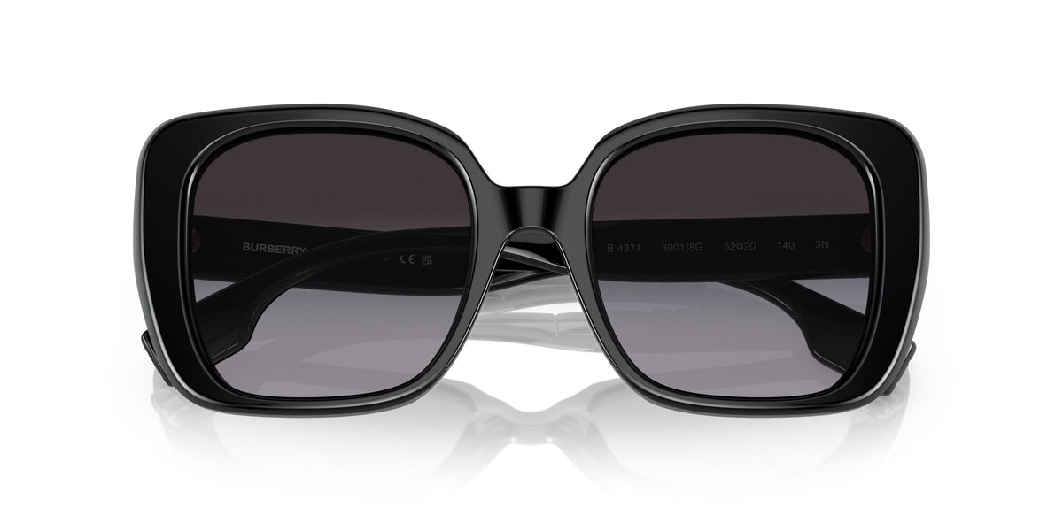 Burberry Helena 0BE4371 30018G 52 Black / Grey Gradient 52 / Plastic / Plastic