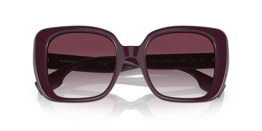 Burberry Helena 0BE4371 39798H 52 Bordeaux / Violet Gradient 52 / Plastic / Plastic