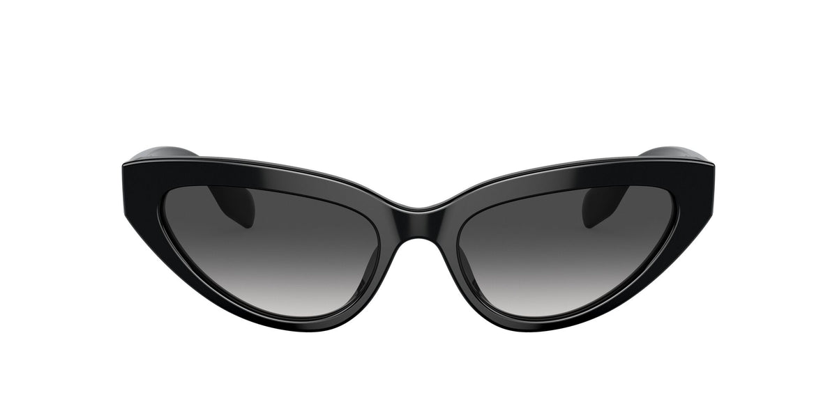 Burberry Debbie 0BE4373U 30018G 54 Black / Grey Gradient 54 / Plastic / Plastic