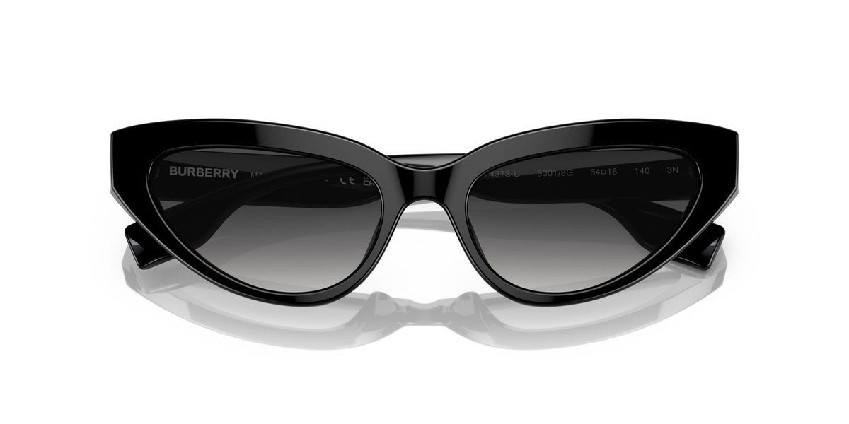 Burberry Debbie 0BE4373U 30018G 54 Black / Grey Gradient 54 / Plastic / Plastic