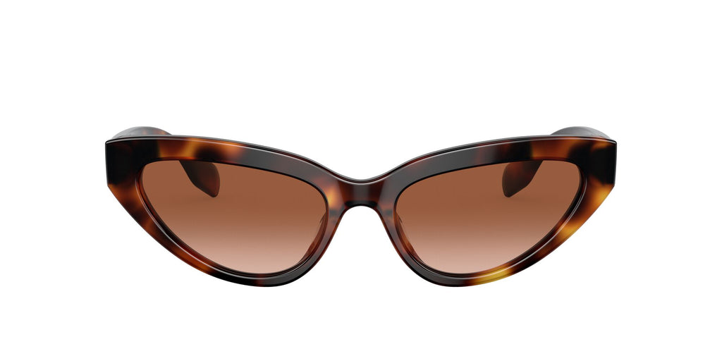 Burberry BE 4373U Light Havana / Brown Gradient 54 / Plastic / Plastic