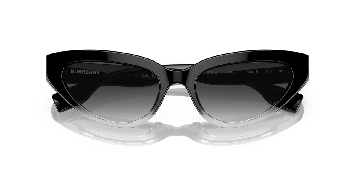 BE 4373U Burberry Debbie Black / Grey Gradient 54 54 / Polyamide Bio / Acetate / Injected