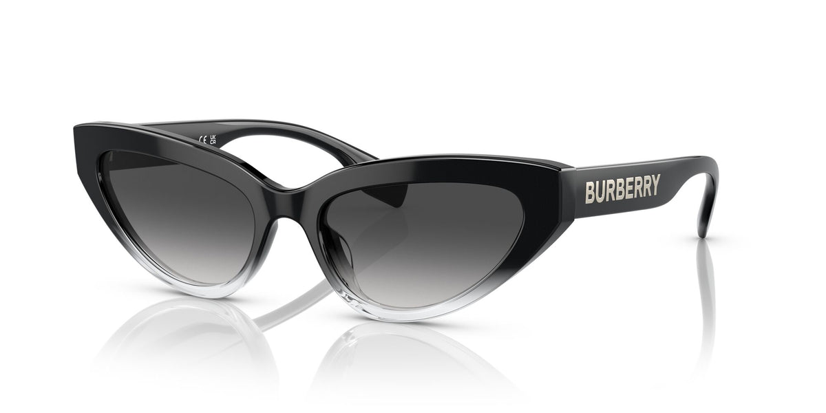 BE 4373U Burberry Debbie Black / Grey Gradient 54 54 / Polyamide Bio / Acetate / Injected
