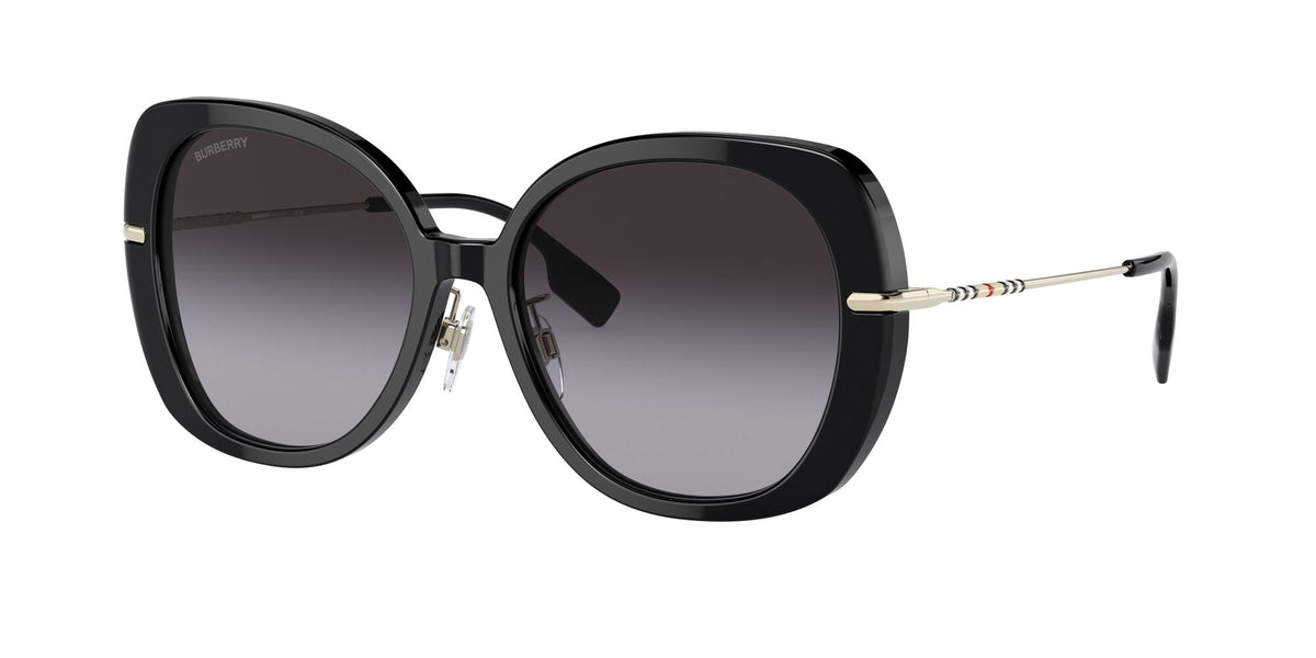 Burberry Eugenie 0BE4374F 30018G 55 Black / Grey Gradient 55 / Plastic / Metal
