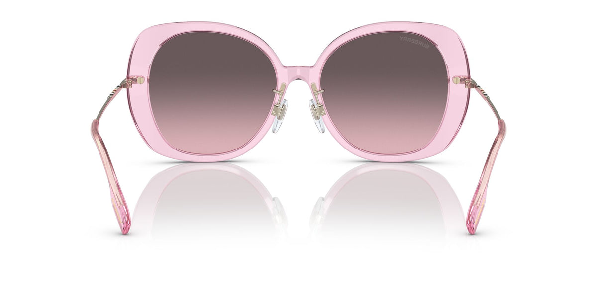 Burberry Eugenie 0BE4374F 40245M 55 Pink / Rose Gradient Grey 55 / Plastic / Metal