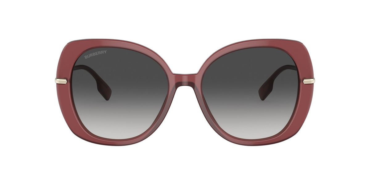 Burberry BE 4374 Bordeaux / Grey Gradient 55 / Plastic / Metal