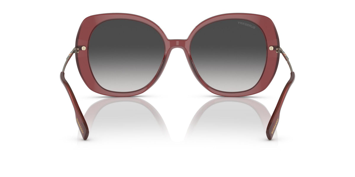 Burberry BE 4374 Bordeaux / Grey Gradient 55 / Plastic / Metal