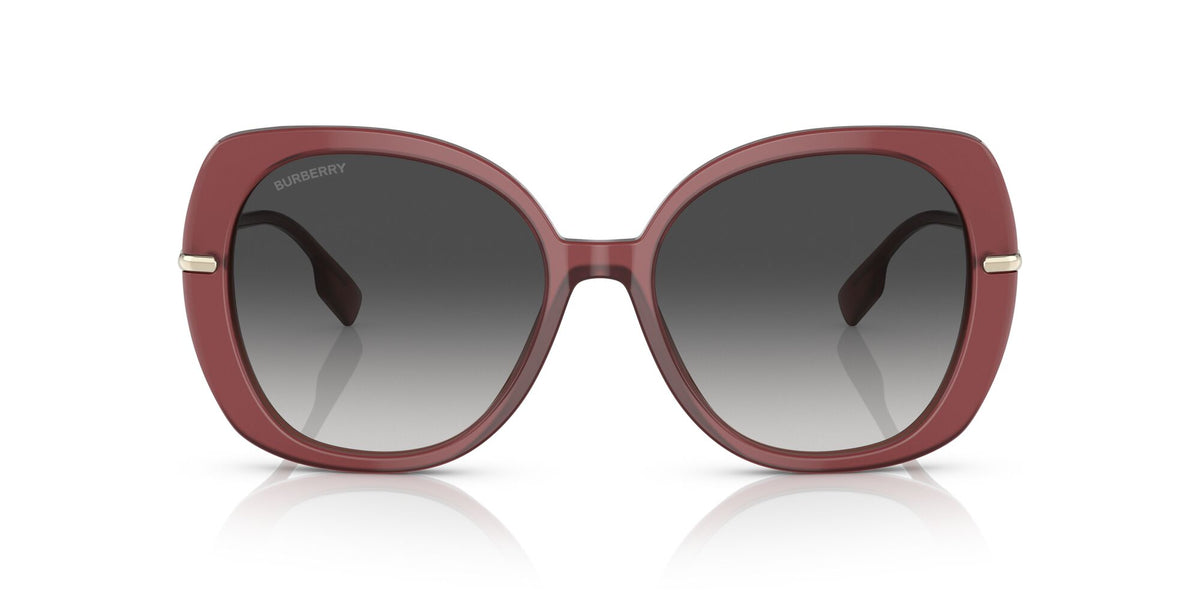 Burberry BE 4374 Bordeaux / Grey Gradient 55 / Plastic / Metal