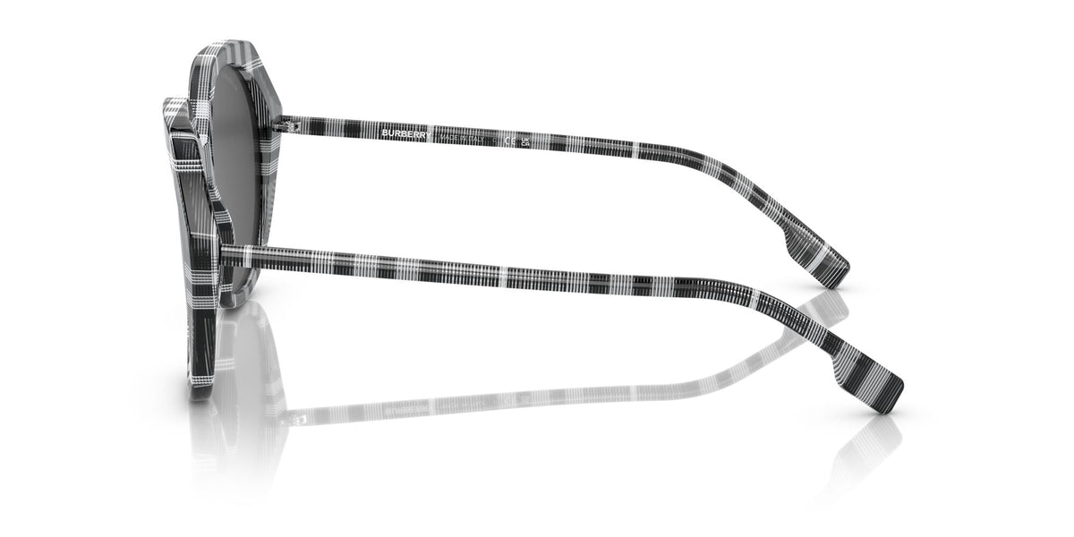 Burberry Vanessa 0BE4375F 400487 57 Check White/Black / Dark Grey 57 / Plastic / Plastic