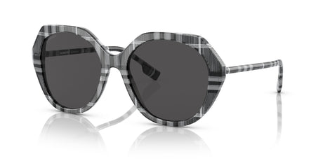 Burberry Vanessa 0BE4375F 400487 57 Check White/Black / Dark Grey 57 / Plastic / Plastic