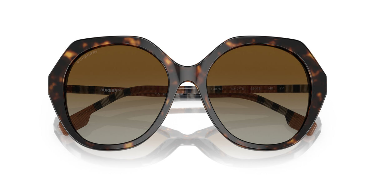 Burberry BE 4375F Dark Havana 
Sfumato Marrone Polar 57 
Plastic 
Plastic