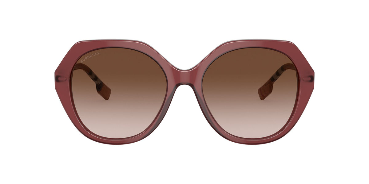 Burberry BE 4375F Bordeaux / Brown Gradient 57 / Plastic / Plastic