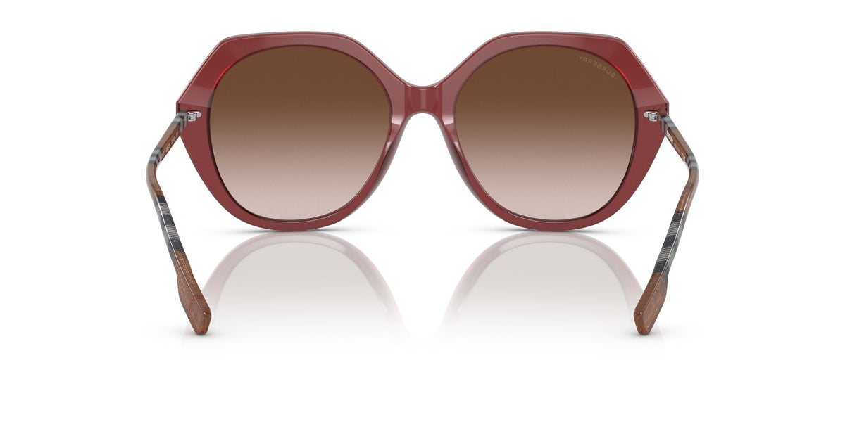 Burberry BE 4375F Bordeaux / Brown Gradient 57 / Plastic / Plastic