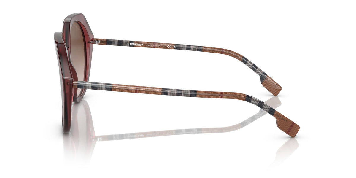 Burberry BE 4375F Bordeaux / Brown Gradient 57 / Plastic / Plastic