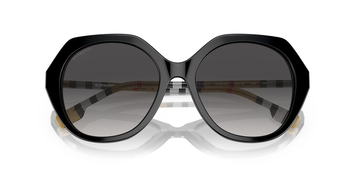 Burberry Vanessa 0BE4375 38538G 55 Black / Grey Gradient 55 / Plastic / Plastic