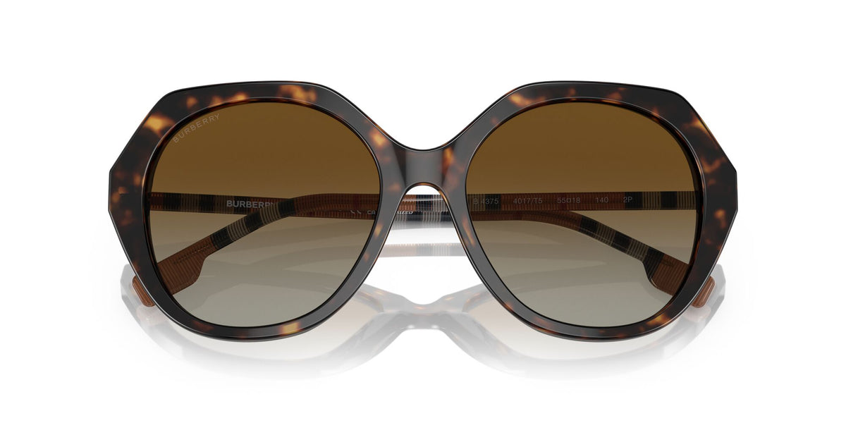 Burberry Vanessa 0BE4375 4017T5 55 Dark Havana 
Brown Polarised 55 
Plastic 
Plastic