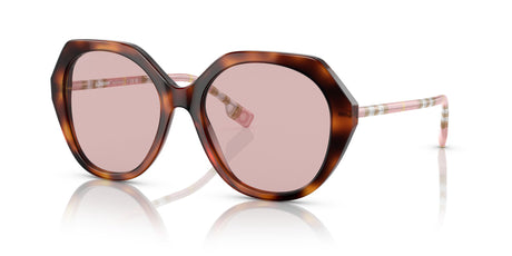 Burberry BE 4375 Light Havana / Pink 55 / Plastic / Plastic