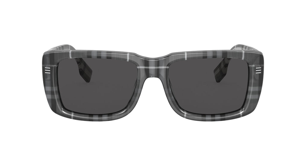 Burberry Jarvis 0BE4376U 380487 55 Charcoal Check / Dark Grey 55 / Plastic / Plastic