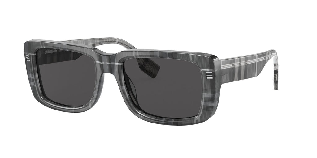 Burberry Jarvis 0BE4376U 380487 55 Charcoal Check / Dark Grey 55 / Plastic / Plastic