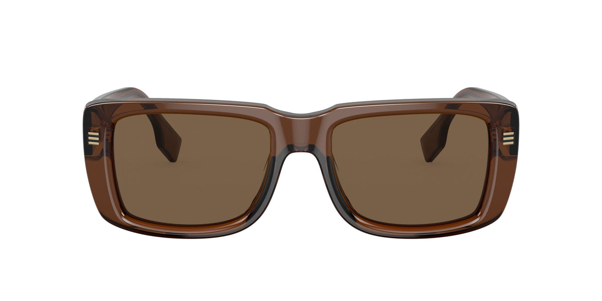 Burberry BE 4376U Brown / Dark Brown 55 / Plastic / Plastic