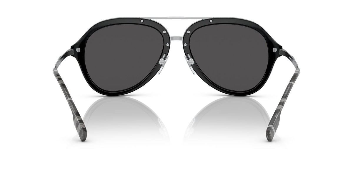 Burberry Jude 0BE4377 300187 58 Black / Dark Grey 58 / Plastic / Metal