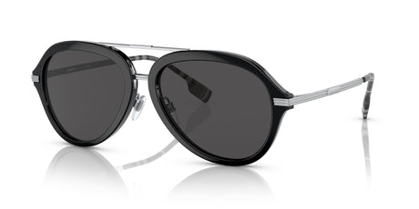 Burberry Jude 0BE4377 300187 58 Black / Dark Grey 58 / Plastic / Metal