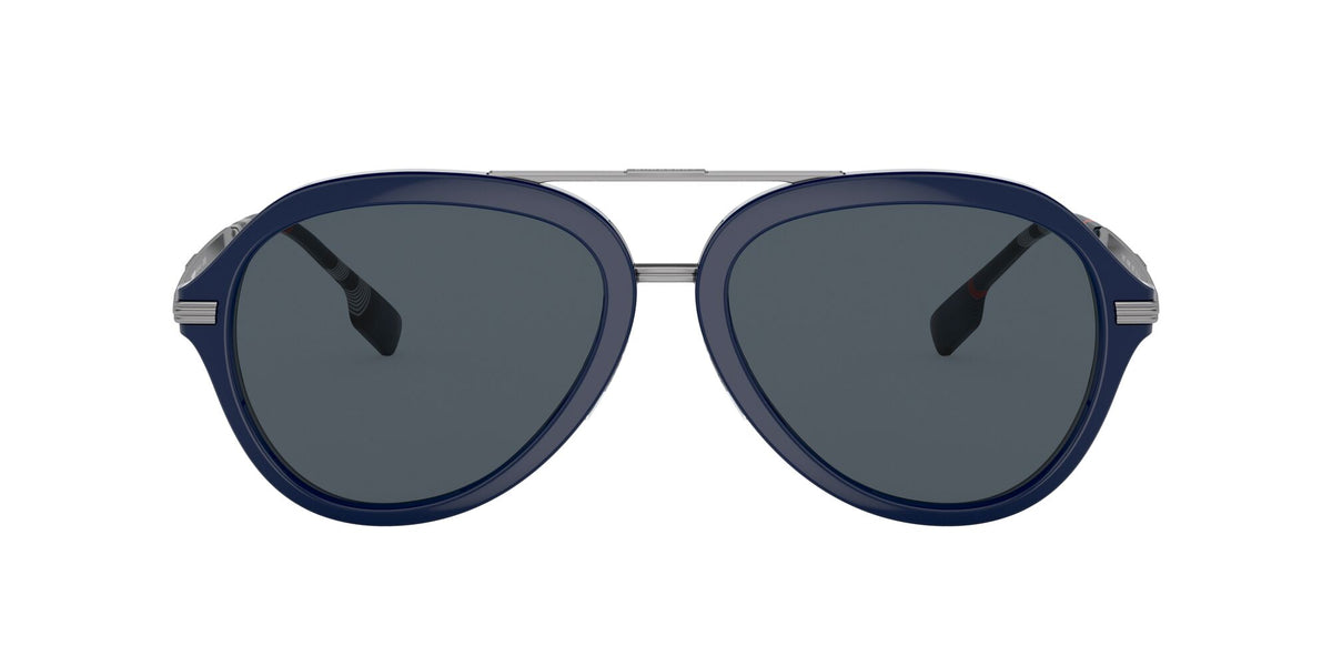 BE 4377 Burberry Jude Blue / Dark Grey 58 58 / Polyamide Bio / Injected / Metal
