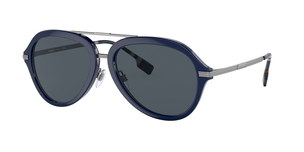 BE 4377 Burberry Jude Blue / Dark Grey 58 58 / Polyamide Bio / Injected / Metal