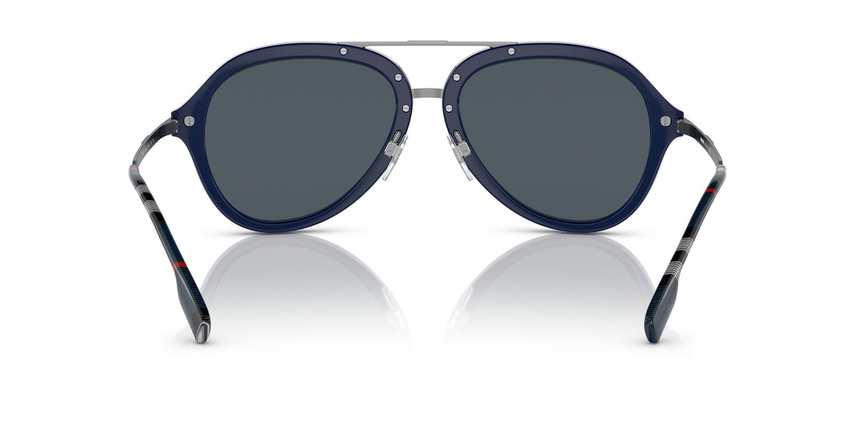BE 4377 Burberry Jude Blue / Dark Grey 58 58 / Polyamide Bio / Injected / Metal