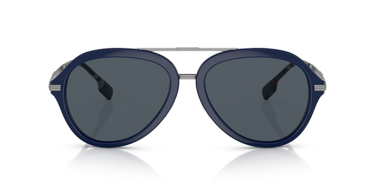 BE 4377 Burberry Jude Blue / Dark Grey 58 58 / Polyamide Bio / Injected / Metal
