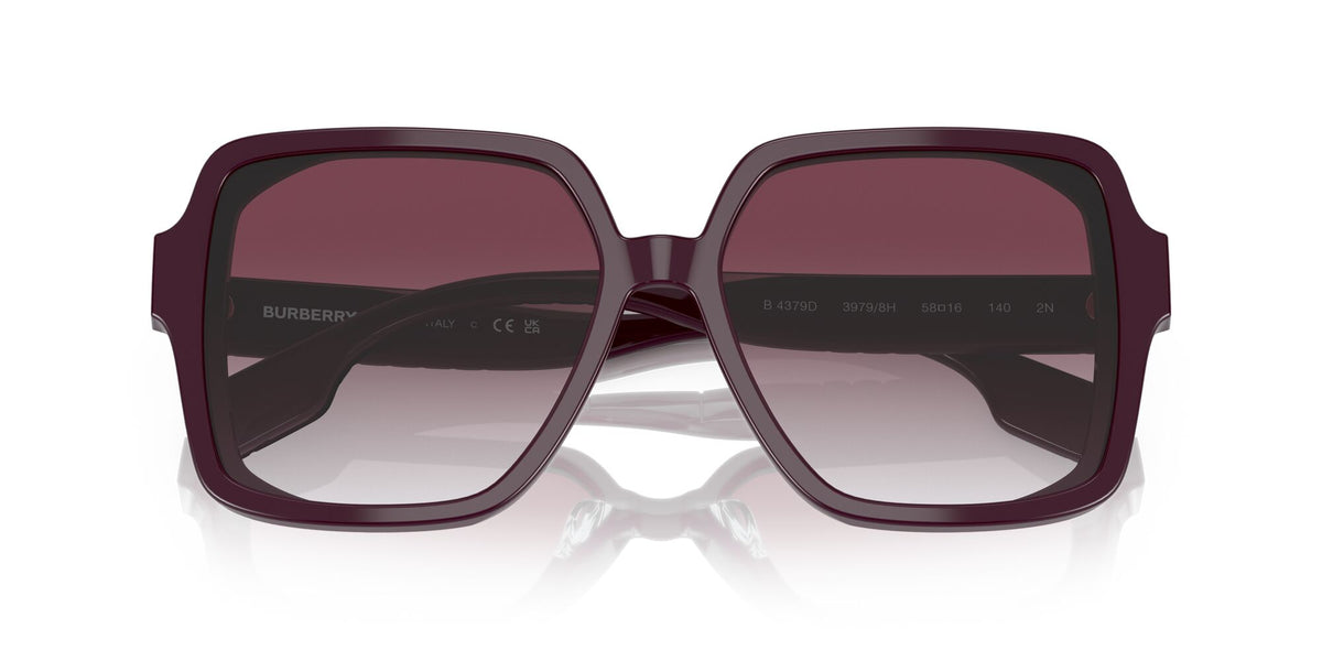 Burberry BE 4379D Bordeaux / Violet Gradient 58 / Plastic / Plastic