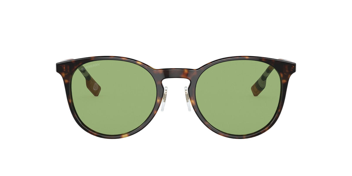 Burberry  0BE4380D 4017/2 51 Dark Havana / Green Lens 51 / Plastic / Plastic