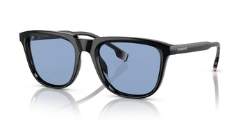 Burberry George 0BE4381U 300172 54 Black / Light Blue 54 / Plastic / Plastic