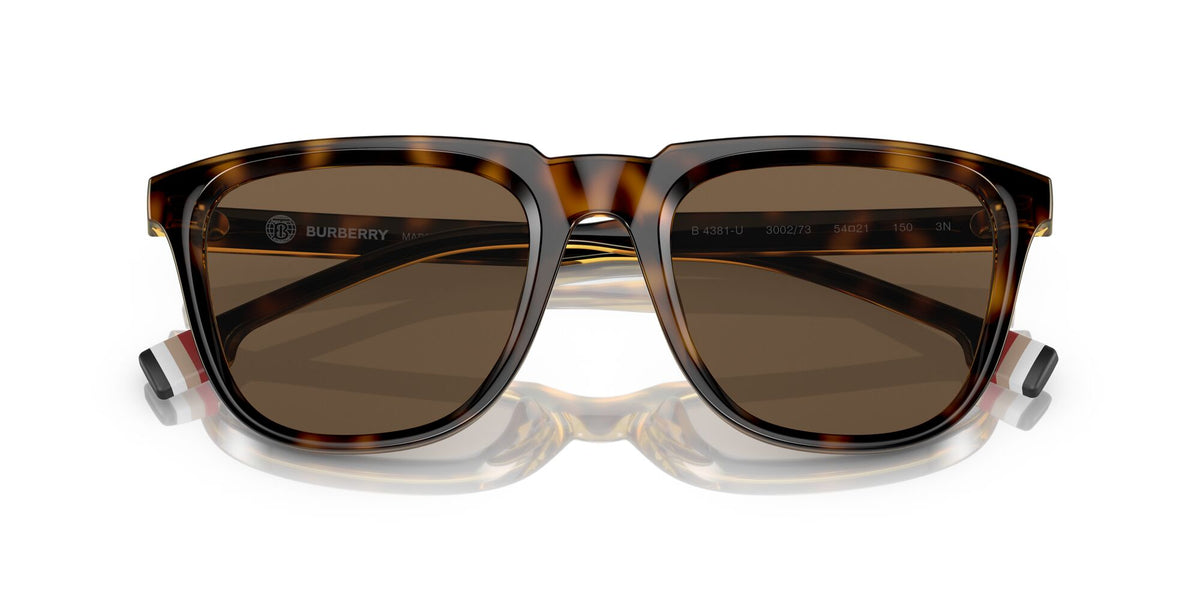 Burberry BE 4381U Dark Havana / Dark Brown 54 / Plastic / Plastic