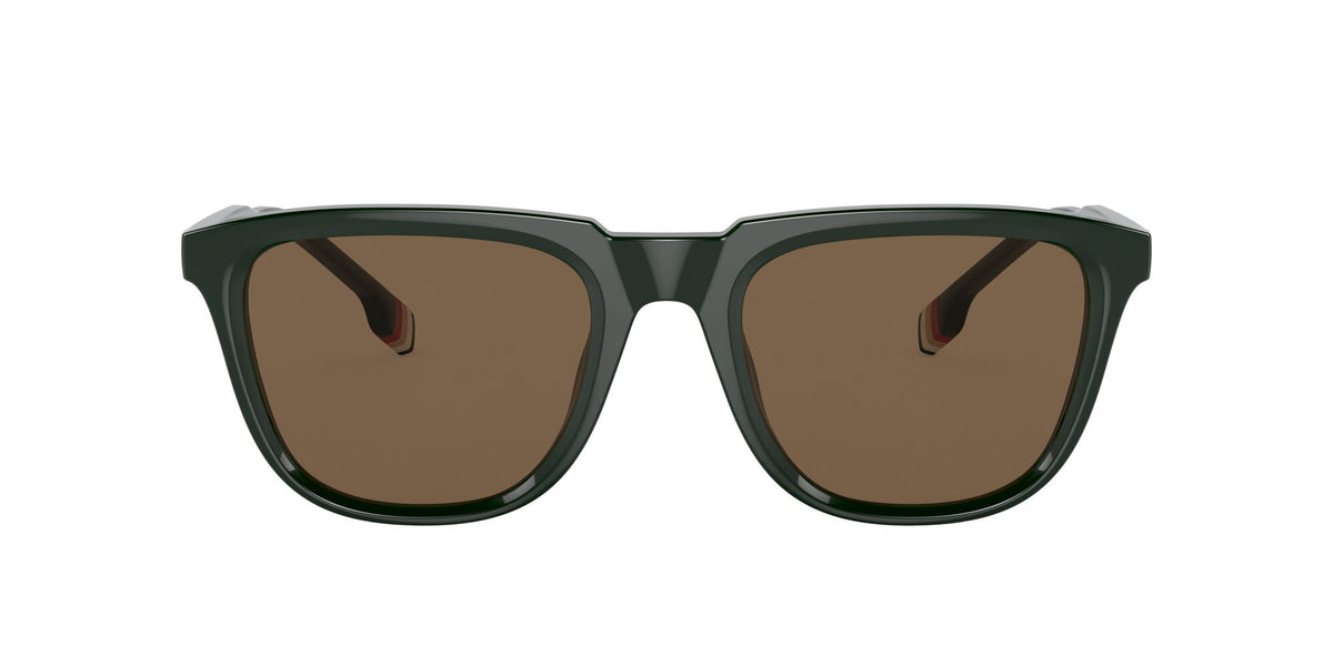 Burberry BE 4381U Green / Dark Brown 54 / Plastic / Plastic
