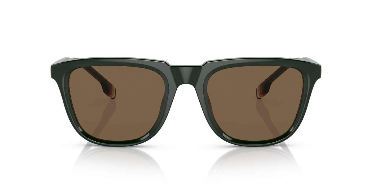 Burberry BE 4381U Green / Dark Brown 54 / Plastic / Plastic