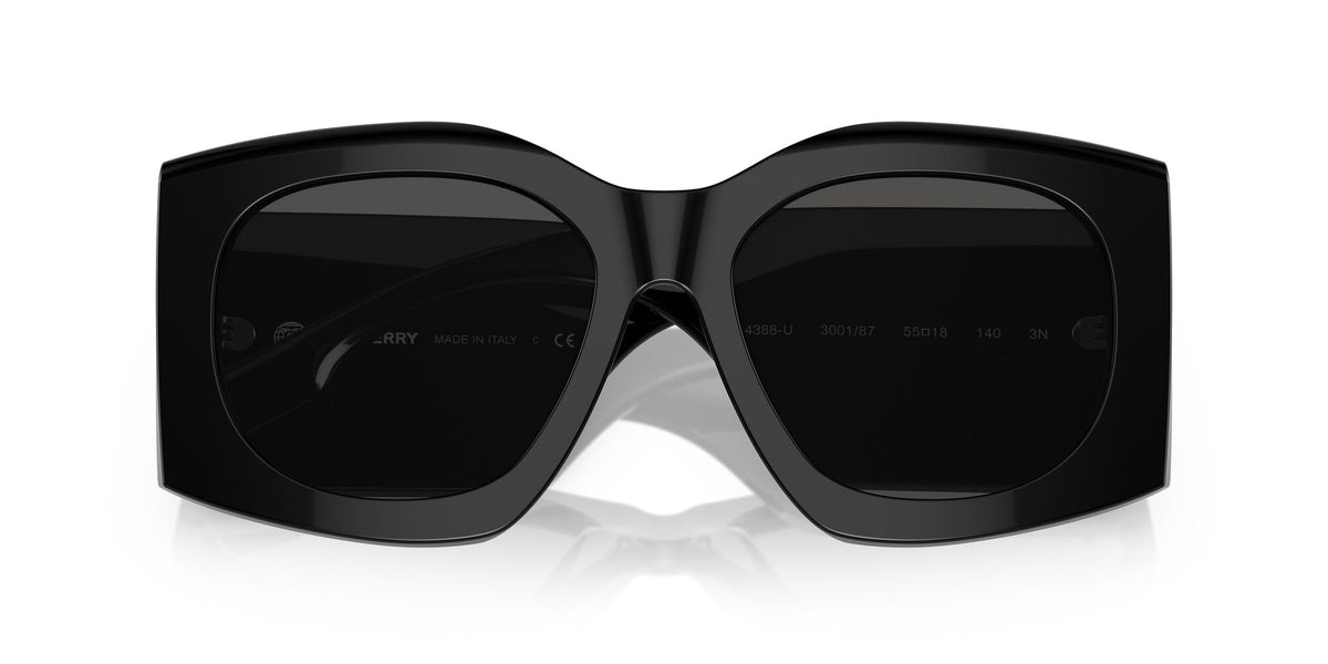 Burberry Madeline 0BE4388U 300187 55 Black / Dark Grey 55 / Polyamide Bio / Acetate / Molded