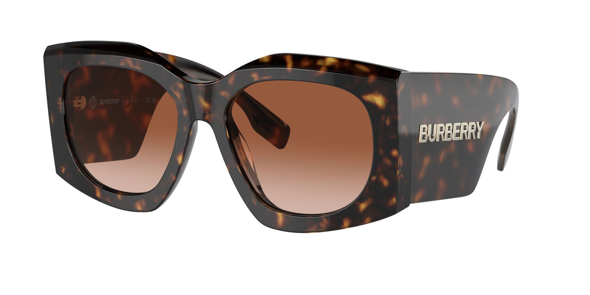 Burberry Madeline 0BE4388U 300213 55 Dark Havana / Brown Gradient 55 / Polyamide Bio / Acetate / Molded