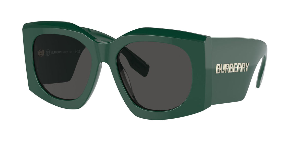 Burberry Madeline 0BE4388U 405987 55 Green Lens / Dark Grey 55 / Polyamide Bio / Acetate / Molded