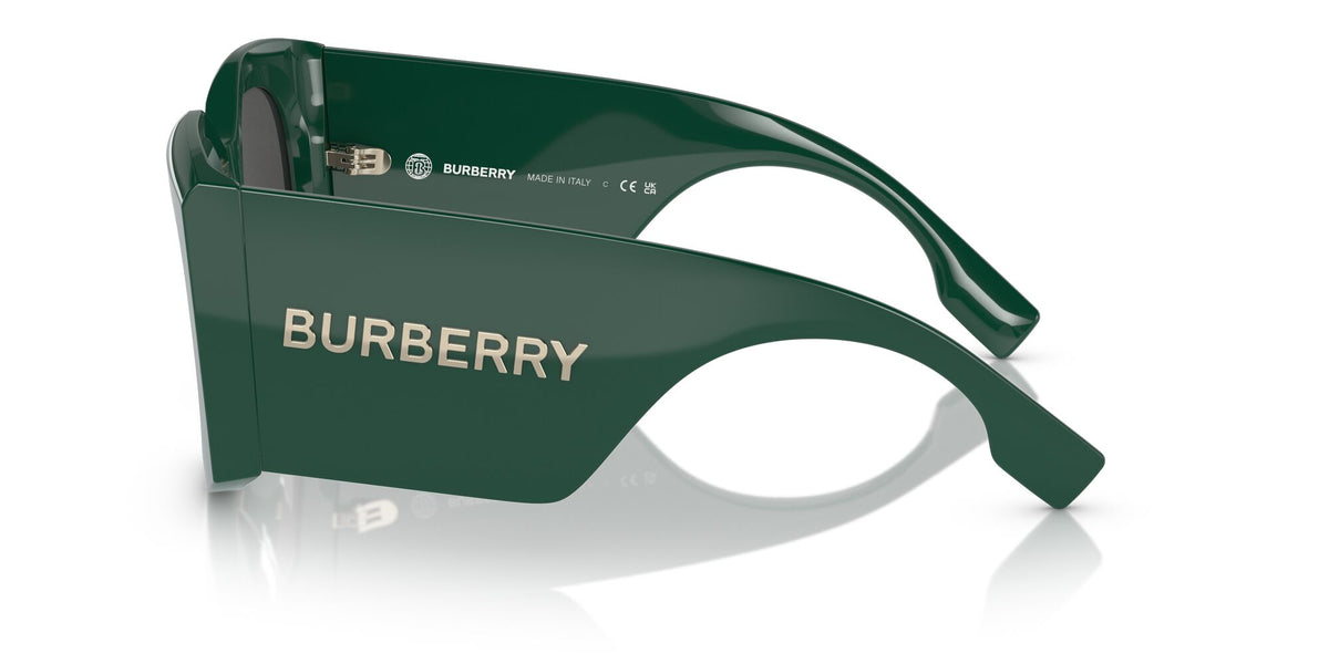 Burberry Madeline 0BE4388U 405987 55 Green Lens / Dark Grey 55 / Polyamide Bio / Acetate / Molded