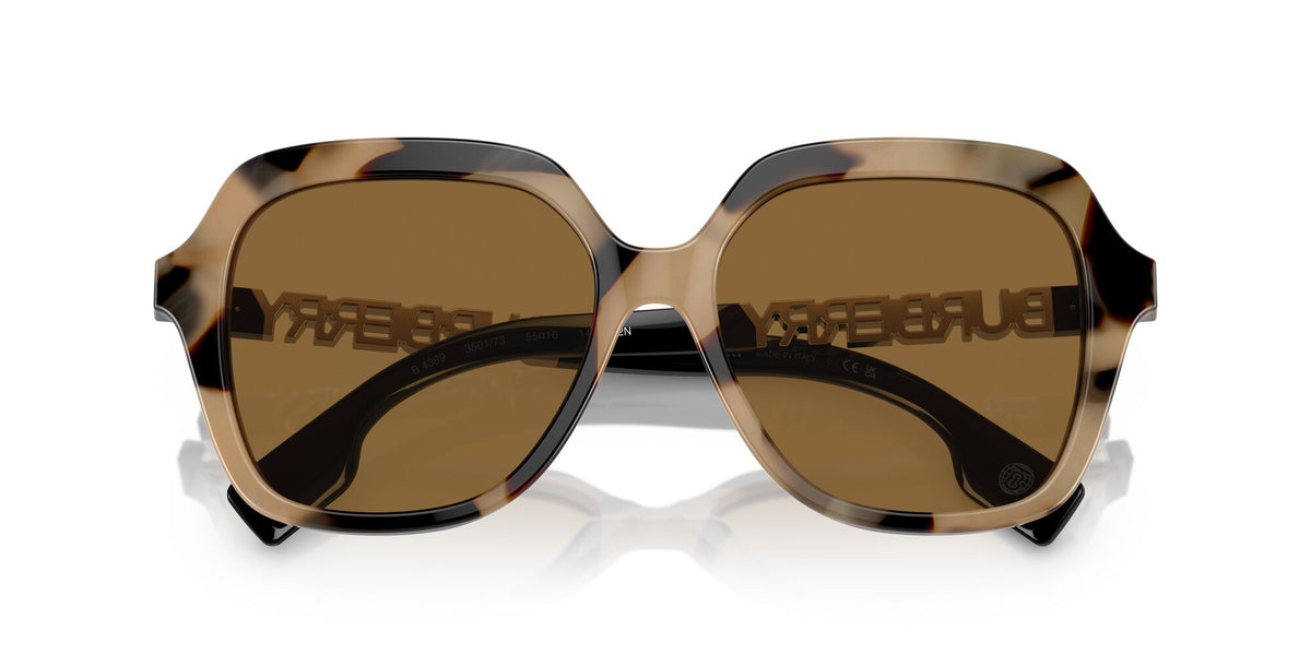 Burberry Joni 0BE4389 350173 55 Spotted Horn / Bronze 55 / Polyamide Bio / Acetate / Metal