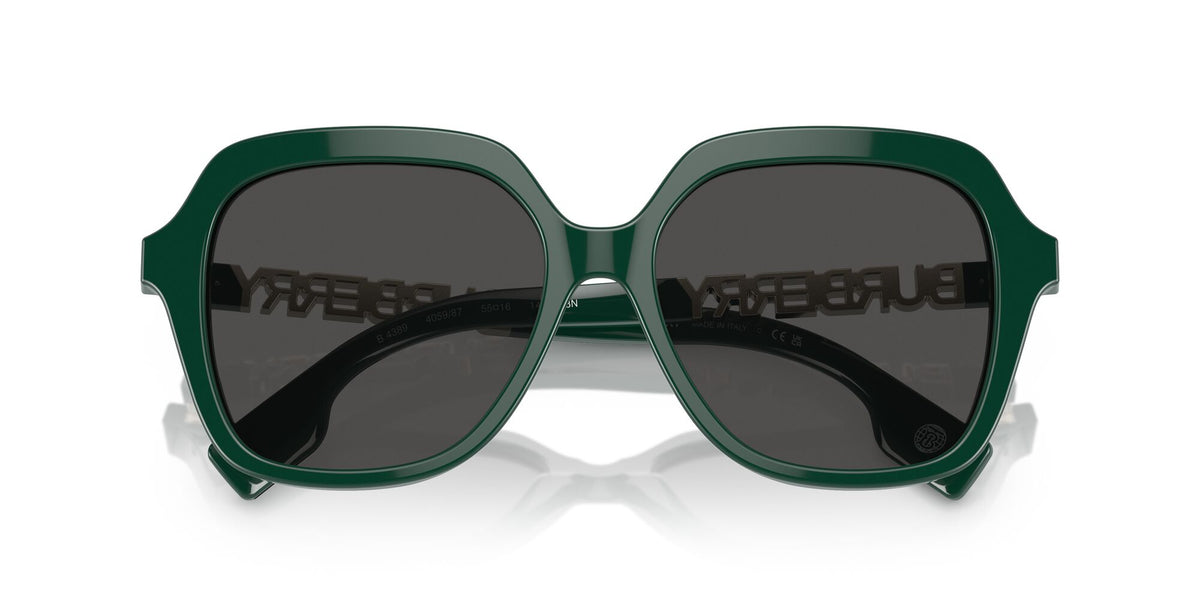 Burberry Joni 0BE4389 405987 55 Green Lens / Dark Grey 55 / Polyamide Bio / Acetate / Metal