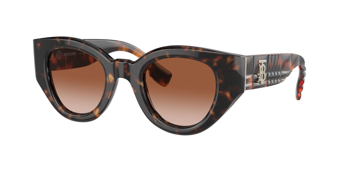 Burberry Meadow 0BE4390F 300213 47 Dark Havana / Brown Gradient 47 / Polyamide Bio / Acetate / Molded