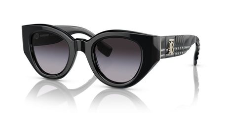 Burberry Meadow 0BE4390 30018G 47 Black / Grey Gradient
