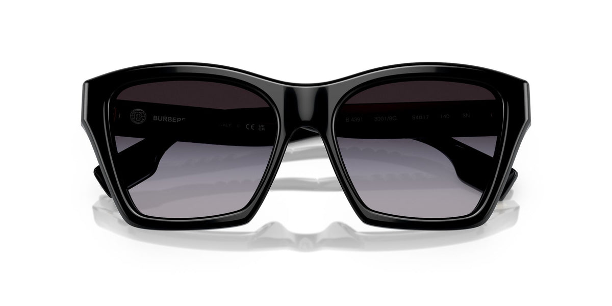 Burberry Arden 0BE4391 30018G 54 Black / Grey Gradient 54 / Polyamide Bio / Acetate / Molded