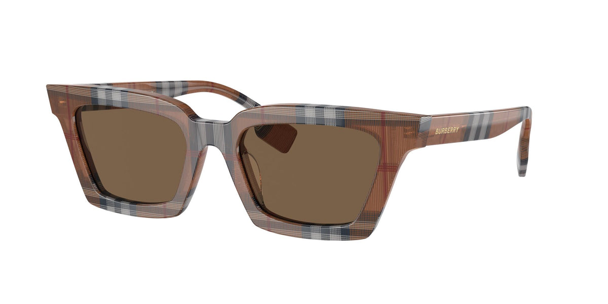 Burberry Briar 0BE4392U 396673 52 Check Brown / Dark Brown 52 / Polyamide Bio / Acetate / Acetate
