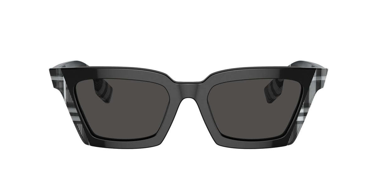 Burberry Briar 0BE4392U 405187 52 Black/Check White Black / Dark Grey 52 / Polyamide Bio / Acetate / Acetate