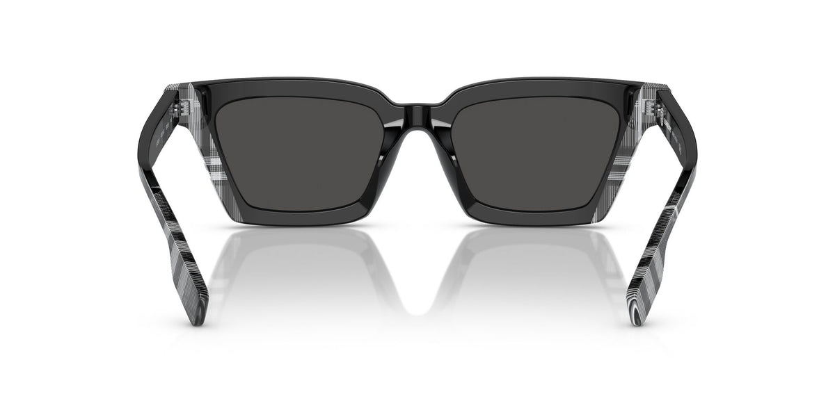 Burberry Briar 0BE4392U 405187 52 Black/Check White Black / Dark Grey 52 / Polyamide Bio / Acetate / Acetate